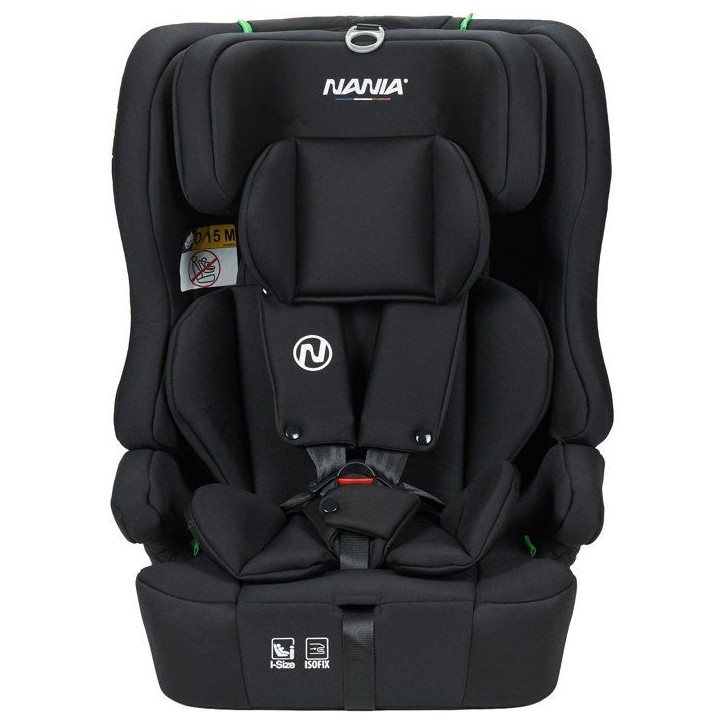 Siege auto - NANIA - LIMA - Groupe 1/2/3 - 76-150 cm - Isofix - I-Size - Réducteur - Noir Siege auto - NANIA - LIMA - Groupe 1/2/3 - 76-150 cm - Isofix - I-Size - Réducteur - Noir
