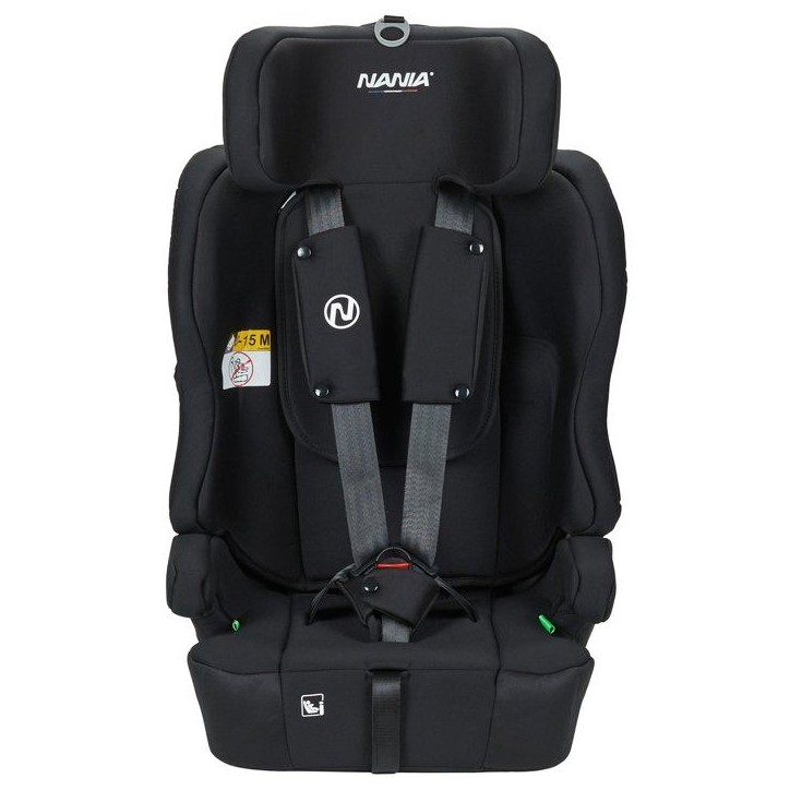 Siege auto - NANIA - LIMA - Groupe 1/2/3 - 76-150 cm - Isofix - I-Size - Réducteur - Noir Siege auto - NANIA - LIMA - Groupe 1/2/3 - 76-150 cm - Isofix - I-Size - Réducteur - Noir