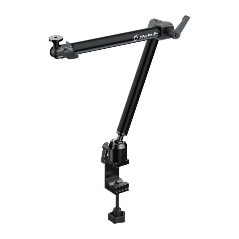 Bras de Micro - AVERMEDIA - Streamer Arm BA311L - Solide - Charge 1.5k Bras de Micro - AVERMEDIA - Streamer Arm BA311L - Solide - Charge 1.5k