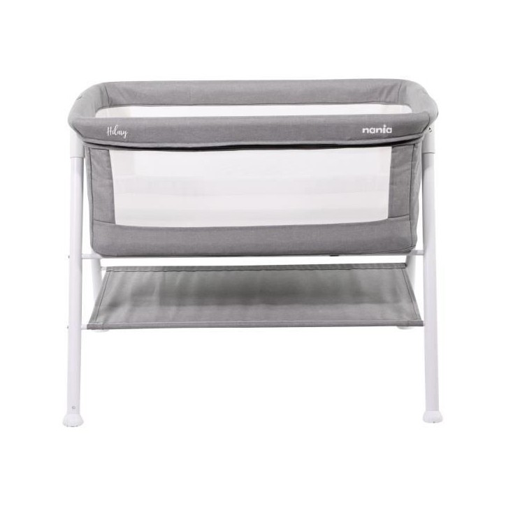 Berceau bébé NANIA HILLARY - Des la naissance - 9 Kg max - Matelas 3cm d'épaisseur inclus - Espace de rangement sous le berce Berceau bébé NANIA HILLARY - Des la naissance - 9 Kg max - Matelas 3cm d'épaisseur inclus - Espace de rangement sous le berce