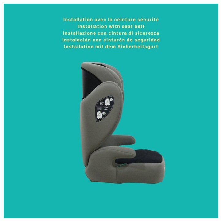Siege auto - NANIA - Belem - Groupe 2/3 - I-size - 100/150 cm - 4 a 12 ans - Protection Latérale - Appui-tete Réglable - Noir Siege auto - NANIA - Belem - Groupe 2/3 - I-size - 100/150 cm - 4 a 12 ans - Protection Latérale - Appui-tete Réglable - Noir
