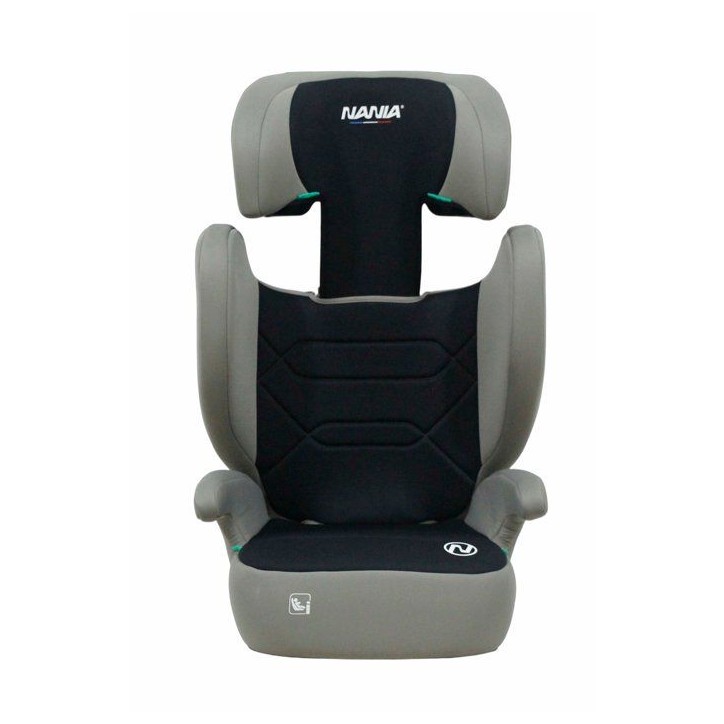 Siege auto - NANIA - Bogota - Groupe 2/3 - I-size - 100/150 cm - Isofix - 4 a 12 ans - Tetiere réglable - Noir Siege auto - NANIA - Bogota - Groupe 2/3 - I-size - 100/150 cm - Isofix - 4 a 12 ans - Tetiere réglable - Noir