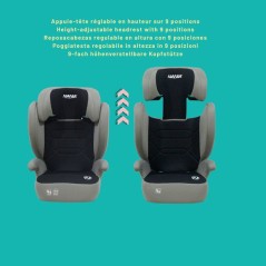 Siege auto - NANIA - Bogota - Groupe 2/3 - I-size - 100/150 cm - Isofi