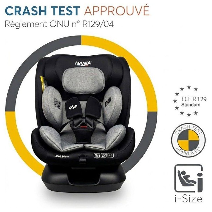 Siege auto enfant - Nania - Prato Evol - 40-150 cm - I-Size - Inclinable