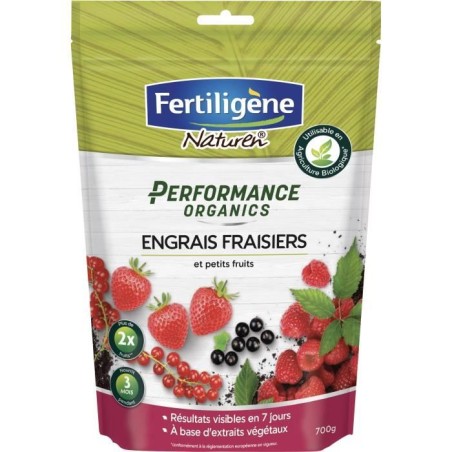 FERTILIGENE Engrais Performance Organics Fraisiers et Petits Fruits -