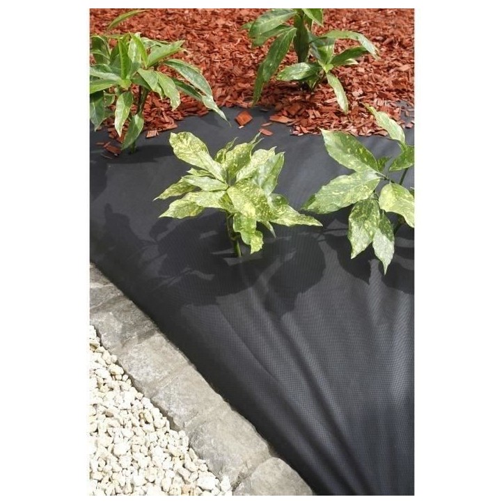 Nappe de paillage - noir 50 gr/m² - 1x10 m