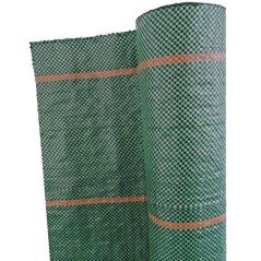 Toile de paillage paysages verte, 1 x 25 m - traité anti UV, 100 g/m² - Bâche de sol anti mauvaises herbes