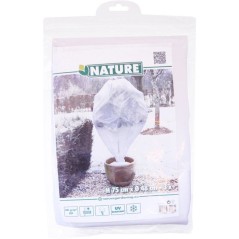 Housse d'hivernage - NATURE - Diametre 48 cm - Hauteur 75 cm - Blanc - 30 g/m²