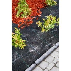 Toile de paillage paysages noire 4,20 x 5 m, traité anti UV, 100 g/m