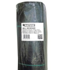 Toile de paillage paysages noire 2,10 x 25 m, traité anti UV, 100 g/m