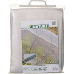 Voile anti-insecte - NATURE - 2 x 10 m - 1,8 x 1,8 mm - 38g/m² - Blan