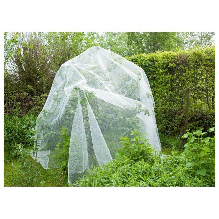 Filet protection contre ver de pomme/poire et grele - NATURE - 5,2 x 5m - 3 x 6mm