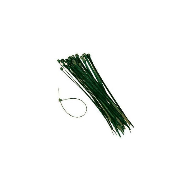 Collier de tuteurage - NATURE - 15 cm - Lot de 25 - Vert Collier de tuteurage - NATURE - 15 cm - Lot de 25 - Vert