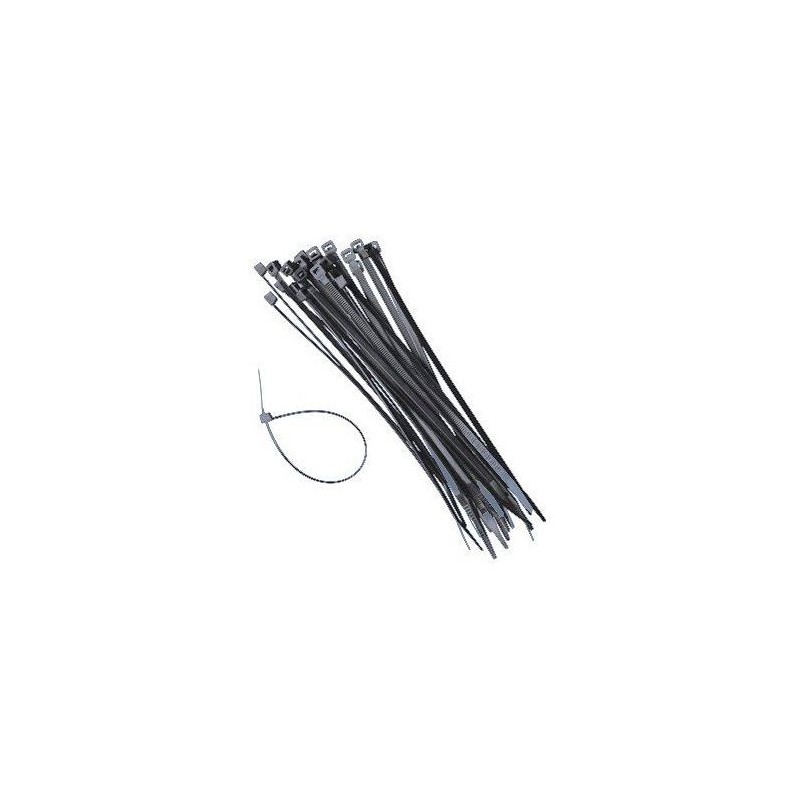 Collier de tuteurage - NATURE - 15 cm - Lot de 25 - Anthracite