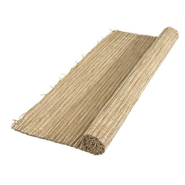 Canisse de Carex Naturel - 100% Occultant - 1x3m - Épaisseur 6/7mm - NATURE