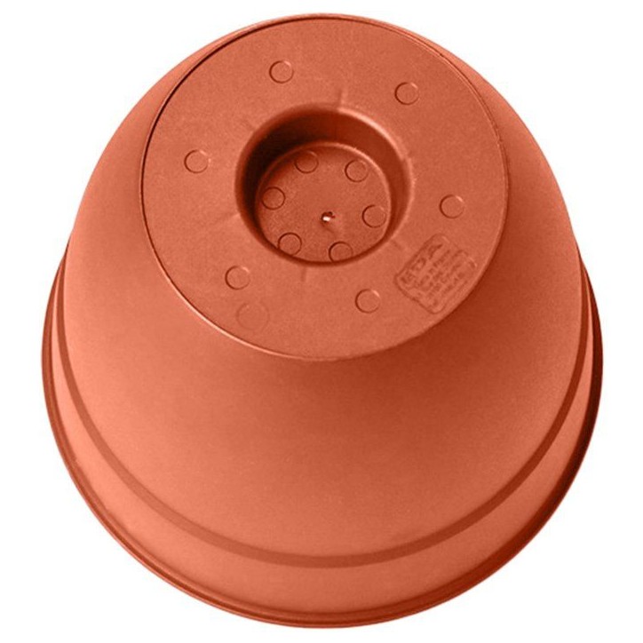 Pot de fleur Rond - EDA - Osaka - Ø 40 cm - 28,3 L - Intérieur/Extérieur - Ø 41 x H.34,3 cm - Orange Terre Battue Pot de fleur Rond - EDA - Osaka - Ø 40 cm - 28,3 L - Intérieur/Extérieur - Ø 41 x H.34,3 cm - Orange Terre Battue