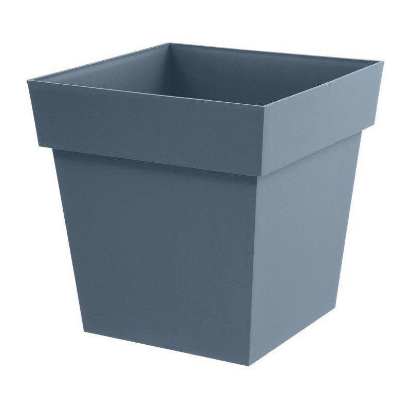 Pot de fleur carré - Toscane - EDA - 39 x 39 x H. 39 cm - Intérieur