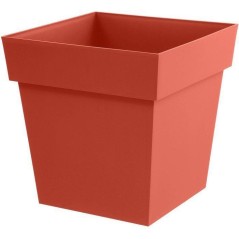 Pot de fleur carré - Toscane - EDA - 39 x 39 x H. 39 cm - Intérieur