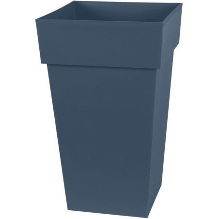 Pot de fleurs haut carré - Toscane - EDA - 39 x 39 x H. 65 cm - Inté