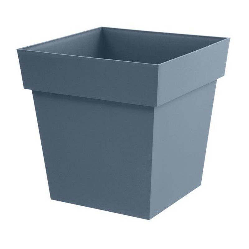 Pot de fleur carré - Toscane - EDA - 32 x 32 x H. 32 cm - Intérieur