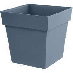 Pot de fleur carré - Toscane - EDA - 49,5 x 49,5 x H.52,5 cm - Intér