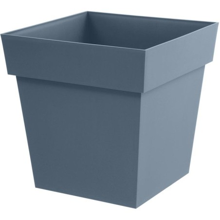 Pot de fleur carré - Toscane - EDA - 49,5 x 49,5 x H.52,5 cm - Intér