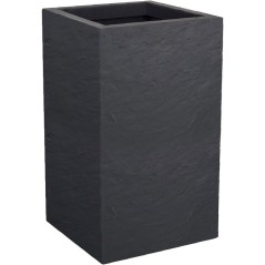 Pot de fleur Carré Haut 30 cm - EDA - Volcania Up - 36 L - Intérieur