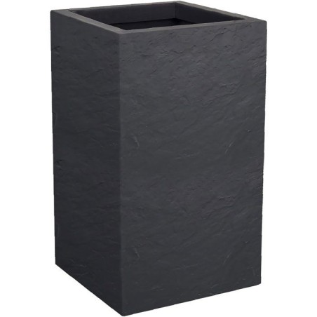 Pot de fleur Carré Haut 30 cm - EDA - Volcania Up - 36 L - Intérieur