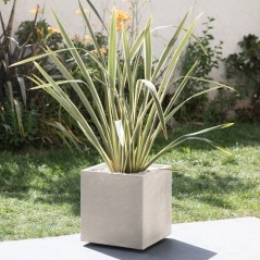 Pot de fleurs Carré 40 cm - EDA - Volcania - 31 L - Intérieur/Extér