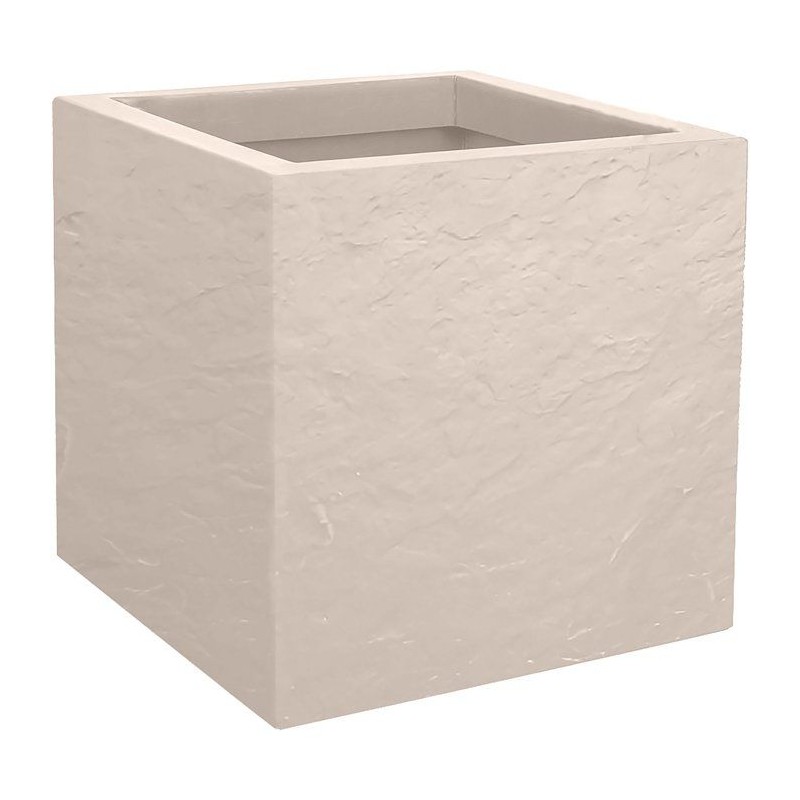 Pot de fleurs Carré 30 cm - EDA - Volcania Up - 21 L - Intérieur/Ext