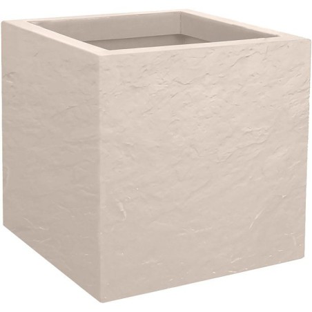 Pot de fleurs Carré 30 cm - EDA - Volcania Up - 21 L - Intérieur/Ext
