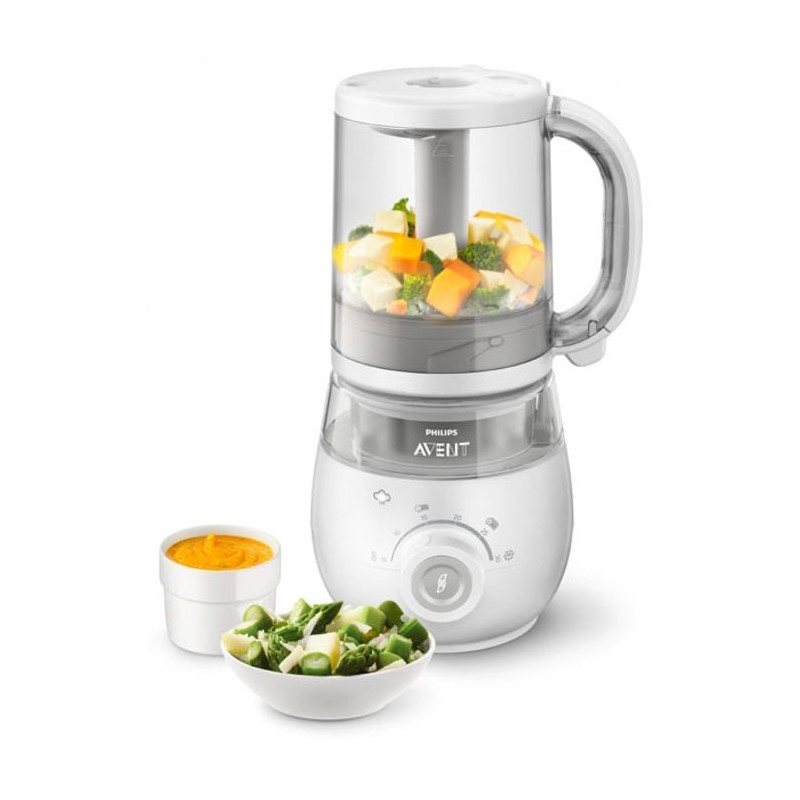 Robot Cuiseur-Mixeur 4 en 1 pour Bébé - PHILIPS AVENT - Cuit a la va Robot Cuiseur-Mixeur 4 en 1 pour Bébé - PHILIPS AVENT - Cuit a la va