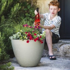 Pot de fleurs Rond Ø 50 cm - EDA - Element - 47,8 L - Systeme de drai