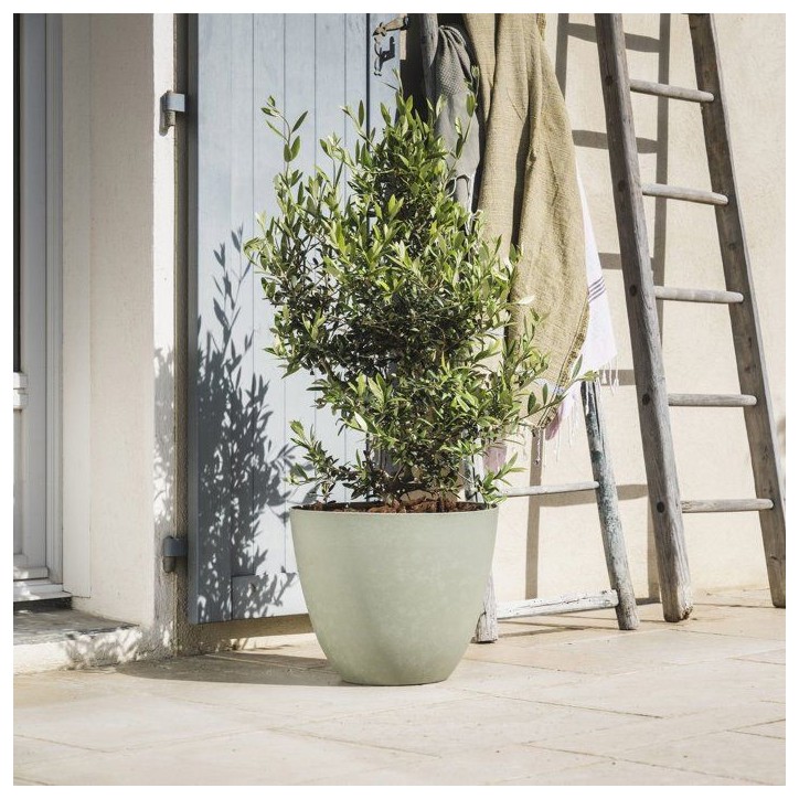 Pot de fleurs Rond Ø 50 cm - EDA - Element - 47,8 L - Systeme de drainage - Intérieur / Extérieur - Ø 48,8 x H 38,4 cm - Kak Pot de fleurs Rond Ø 50 cm - EDA - Element - 47,8 L - Systeme de drainage - Intérieur / Extérieur - Ø 48,8 x H 38,4 cm - Kak