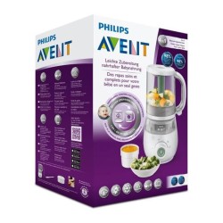 Robot Cuiseur-Mixeur 4 en 1 pour Bébé - PHILIPS AVENT - Cuit a la va
