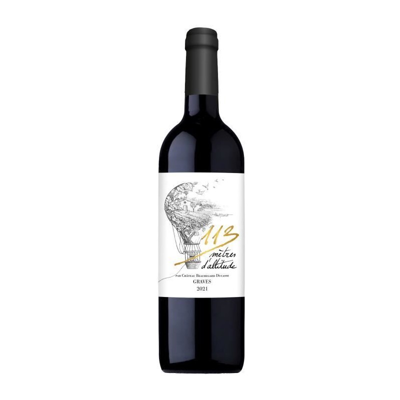113 metres d'altitude 2023 Graves - Vin rouge de Bordeaux