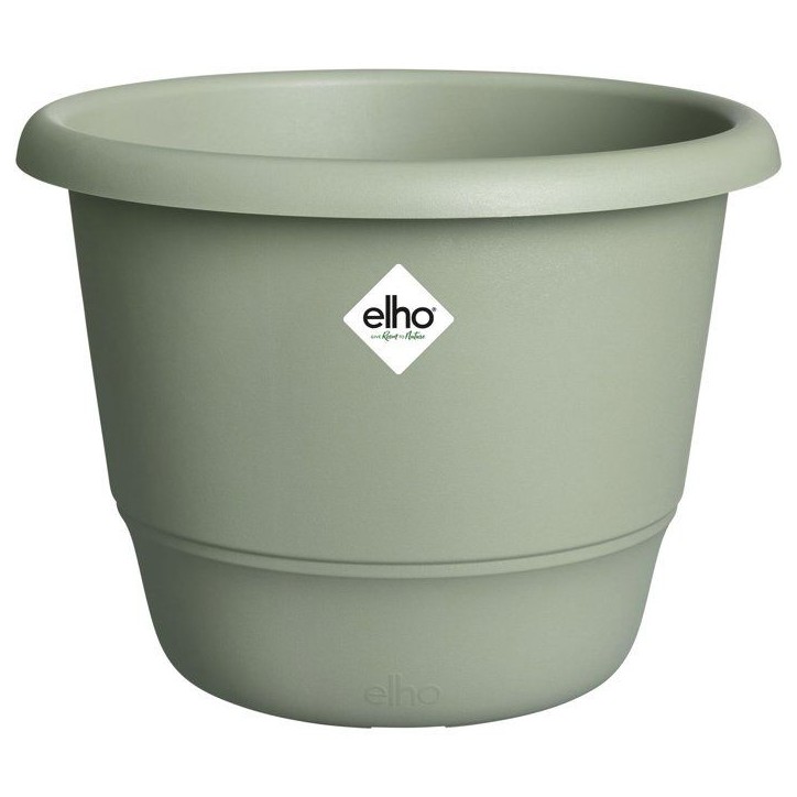 Pot de fleur rond - ELHO - Amiga Rond 55 - 55 L - Ø 55 x H 51 cm - Vert - Extérieur Pot de fleur rond - ELHO - Amiga Rond 55 - 55 L - Ø 55 x H 51 cm - Vert - Extérieur