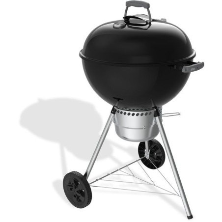 Barbecue a charbon - Weber - Original Kettle E-5730 - Ø57 cm - Thermometre intégré - Clapet d'aération - 9 couverts - Noir