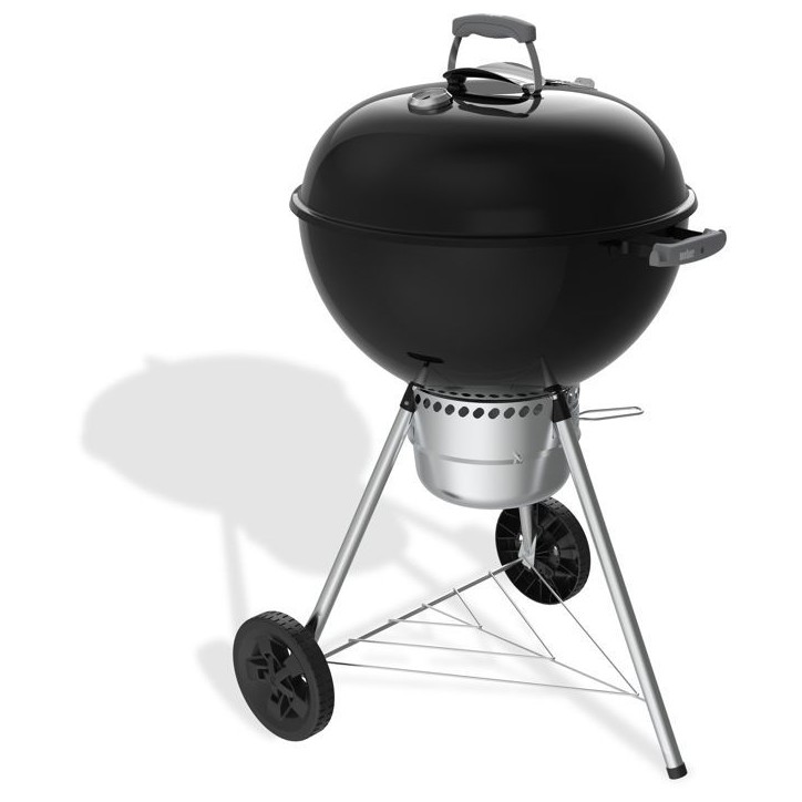 Barbecue a charbon - Weber - Original Kettle E-5730 - Ø57 cm - Thermometre intégré - Clapet d'aération - 9 couverts - Noir Barbecue a charbon - Weber - Original Kettle E-5730 - Ø57 cm - Thermometre intégré - Clapet d'aération - 9 couverts - Noir