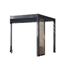 Panneau brise-vue - OMBREA - Ventelles horizontales - 1 m - Aluminium