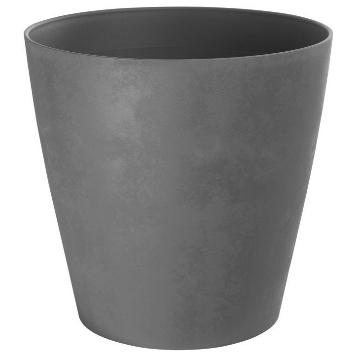 Pot de fleurs rond - GARDEN ID - Swing Cone - Ø 30 - 14 L - H 29 - Gris