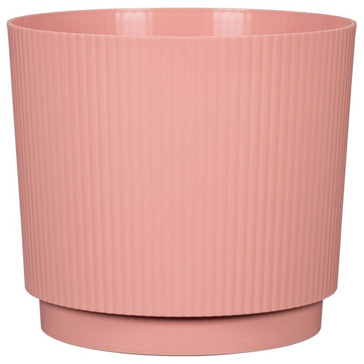 Cache-pot rond - GARDEN ID - Lino - Ø 25 - 7 L - H 22 cm - Rose Cache-pot rond - GARDEN ID - Lino - Ø 25 - 7 L - H 22 cm - Rose