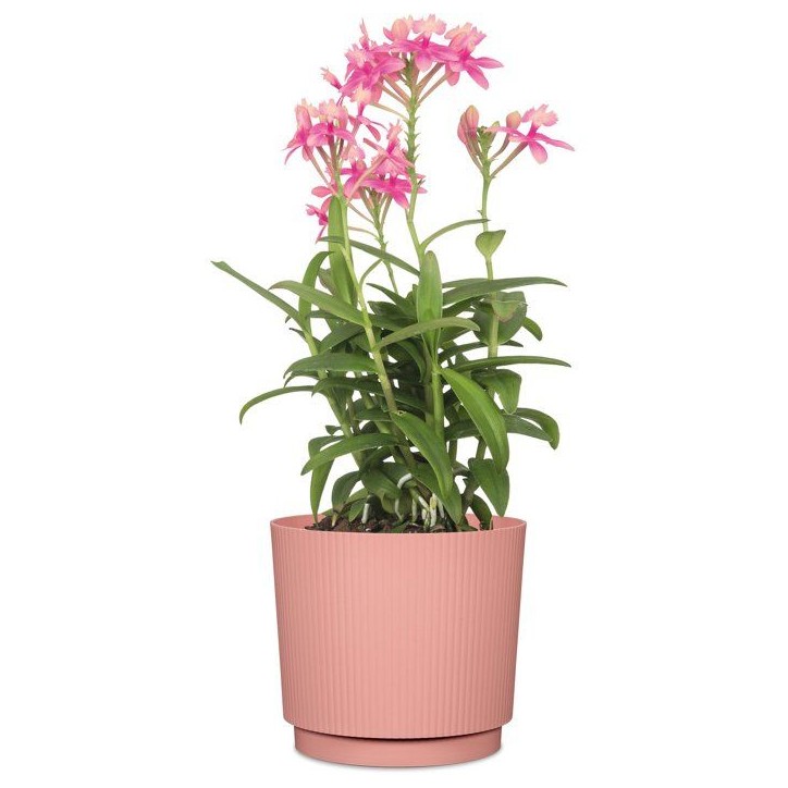 Cache-pot rond - GARDEN ID - Lino - Ø 25 - 7 L - H 22 cm - Rose Cache-pot rond - GARDEN ID - Lino - Ø 25 - 7 L - H 22 cm - Rose
