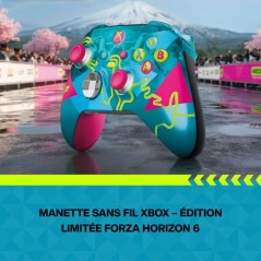 Manette sans fil – Xbox – Édition limitée Forza Horizon 6 – Sans fil – Compatible Xbox Series X|S, Xbox One, PC et Clo