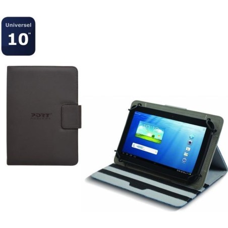 Housse Coque Etui pour Tablette universel 10' Noir - MASCAR - PORT DES