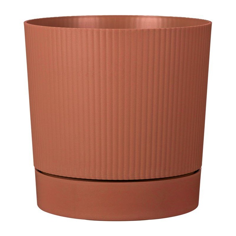 Pot de fleurs avec réserve rond - GARDEN ID - Lino - Ø 29 - 14 L - H