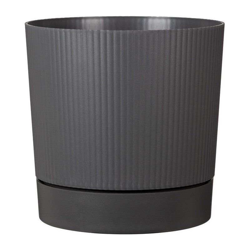 Pot de fleurs avec réserve rond - GARDEN ID - Lino - Ø 47 - 43 L - H