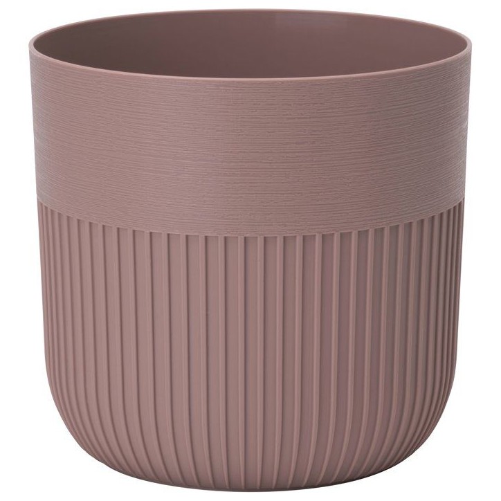 Pot de fleurs rond - GARDEN ID - Luca Grande - Ø 30 - 17 L - H 30 cm - Cacao
