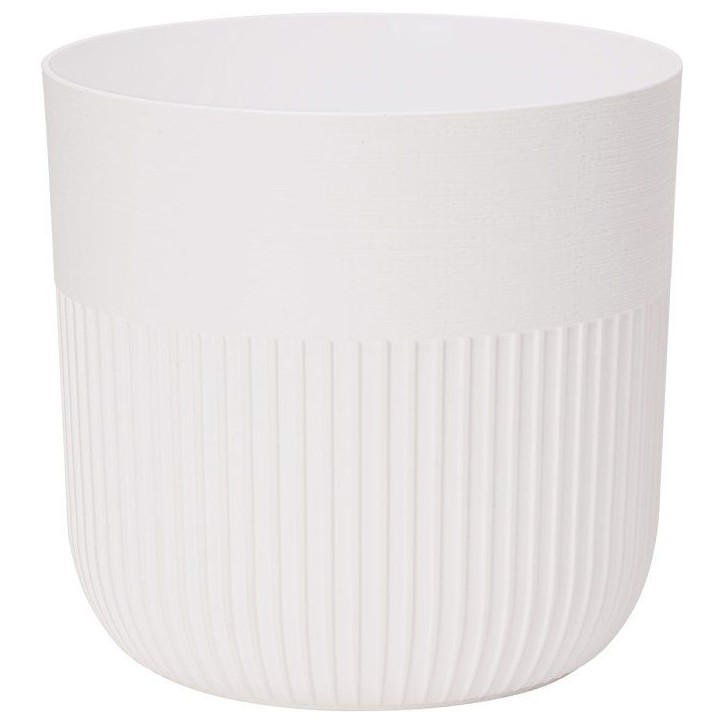 Pot de fleurs rond - GARDEN ID - Luca Grande - Ø 40 - 41 L - H 40 cm - Blanc