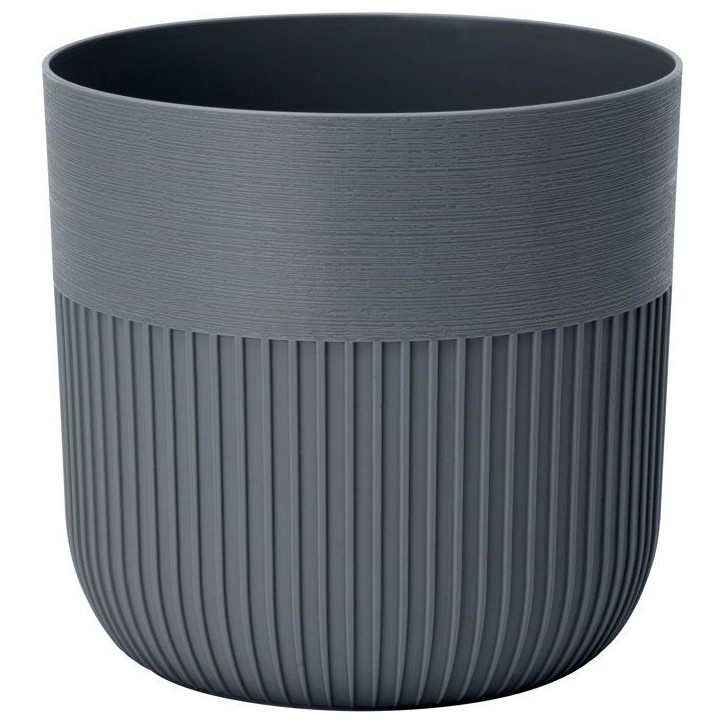 Pot de fleurs rond - GARDEN ID - Luca Grande - Ø 40 - 41 L - H 40 cm - Anthracite